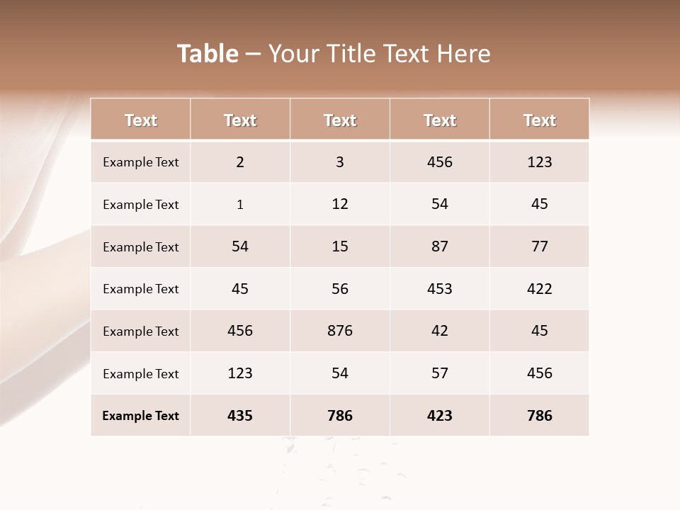 Attractive Cosmetics Girl PowerPoint Template