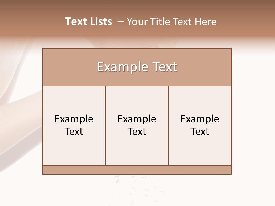 Attractive Cosmetics Girl PowerPoint Template