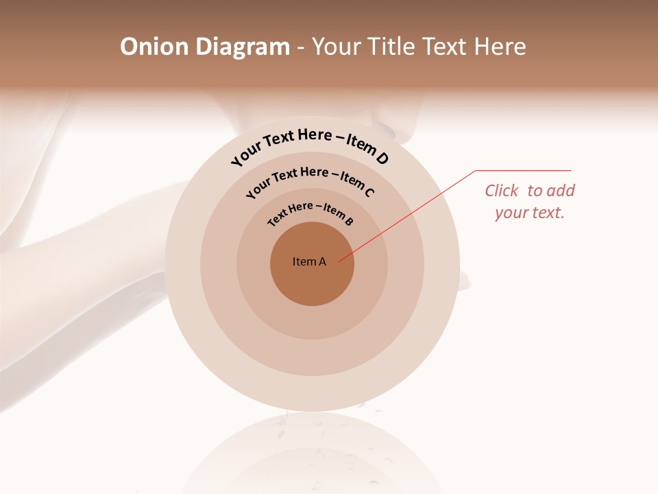 Attractive Cosmetics Girl PowerPoint Template