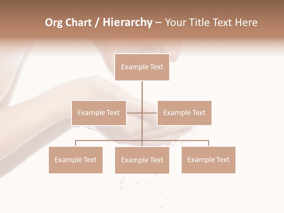 Attractive Cosmetics Girl PowerPoint Template