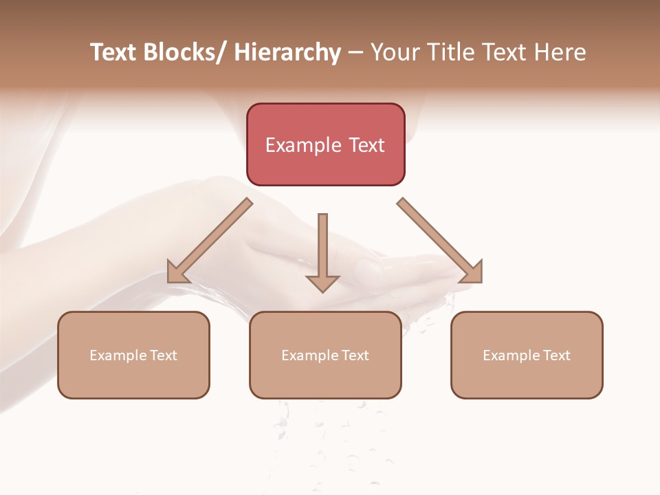 Attractive Cosmetics Girl PowerPoint Template