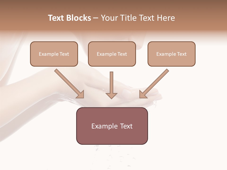 Attractive Cosmetics Girl PowerPoint Template