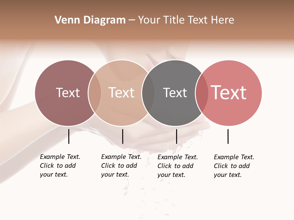 Attractive Cosmetics Girl PowerPoint Template