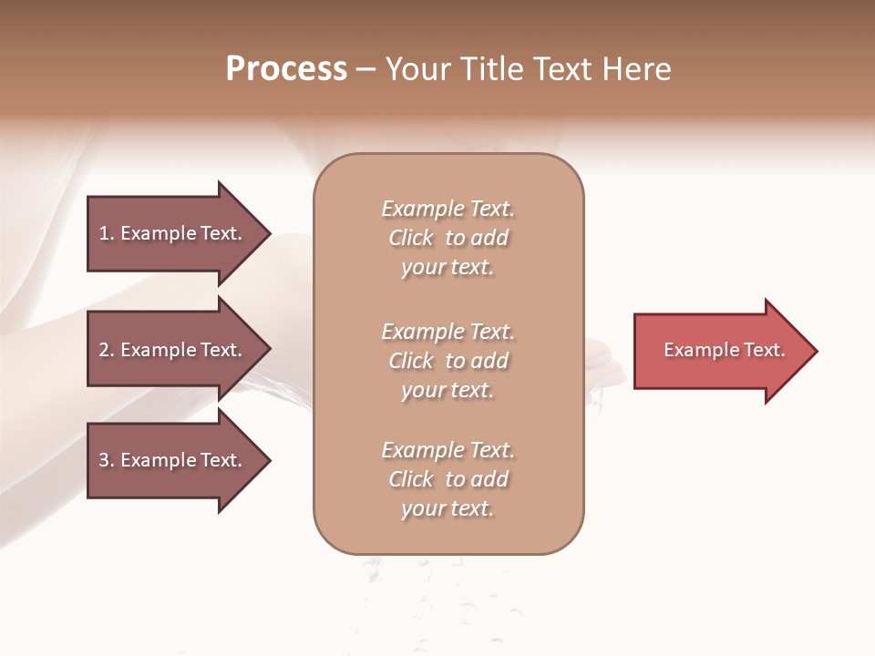 Attractive Cosmetics Girl PowerPoint Template
