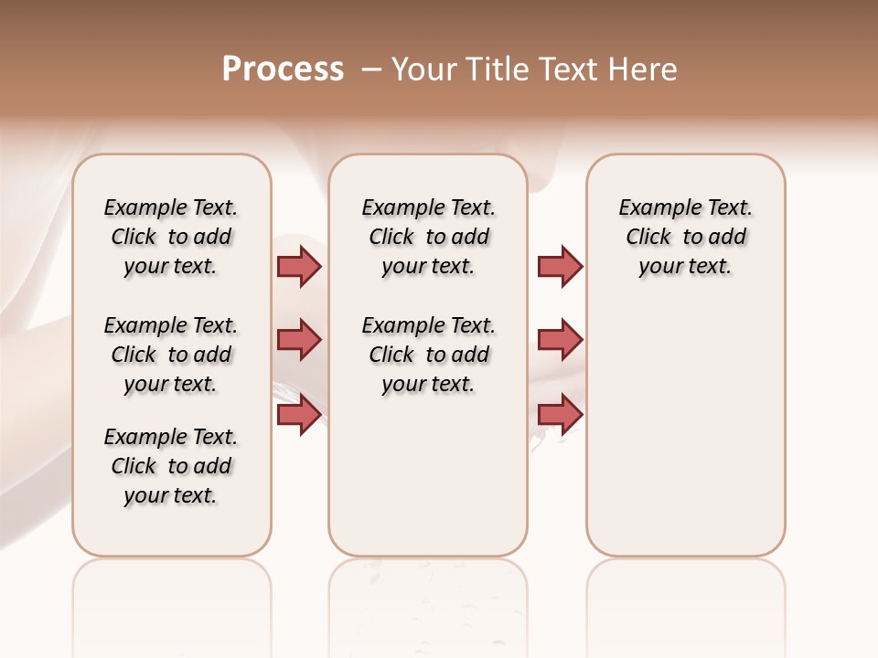 Attractive Cosmetics Girl PowerPoint Template
