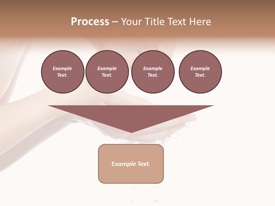 Attractive Cosmetics Girl PowerPoint Template