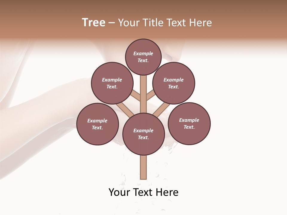 Attractive Cosmetics Girl PowerPoint Template