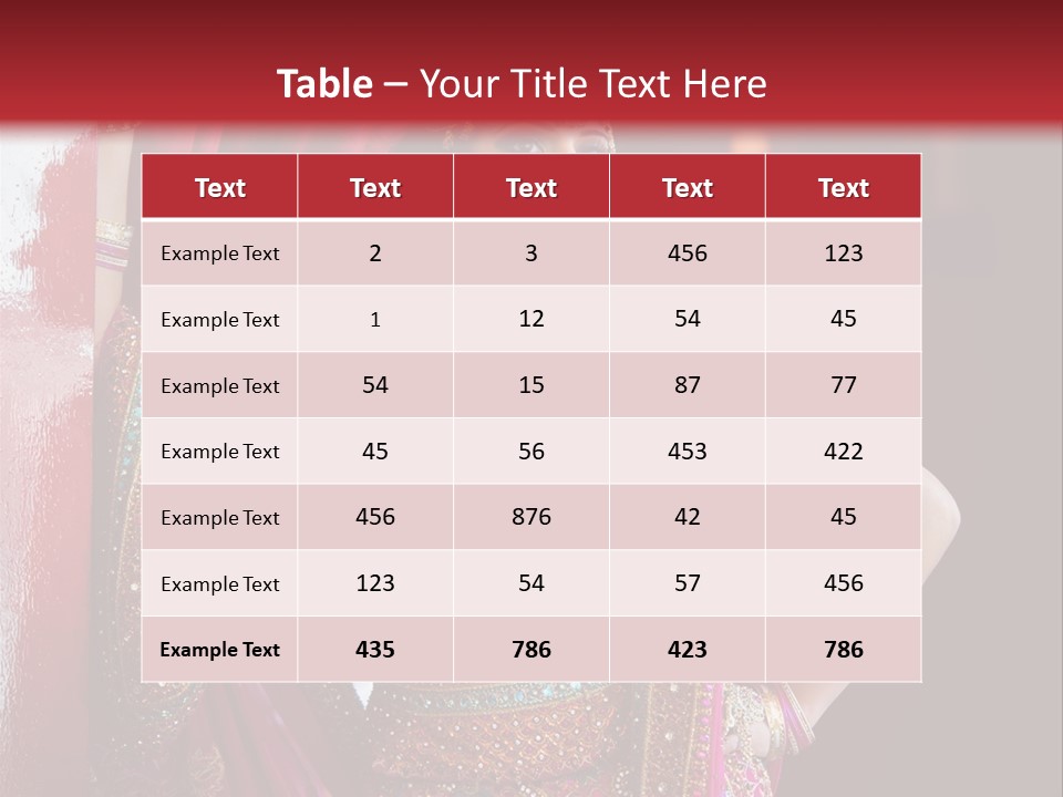 Saree Background Artsy PowerPoint Template