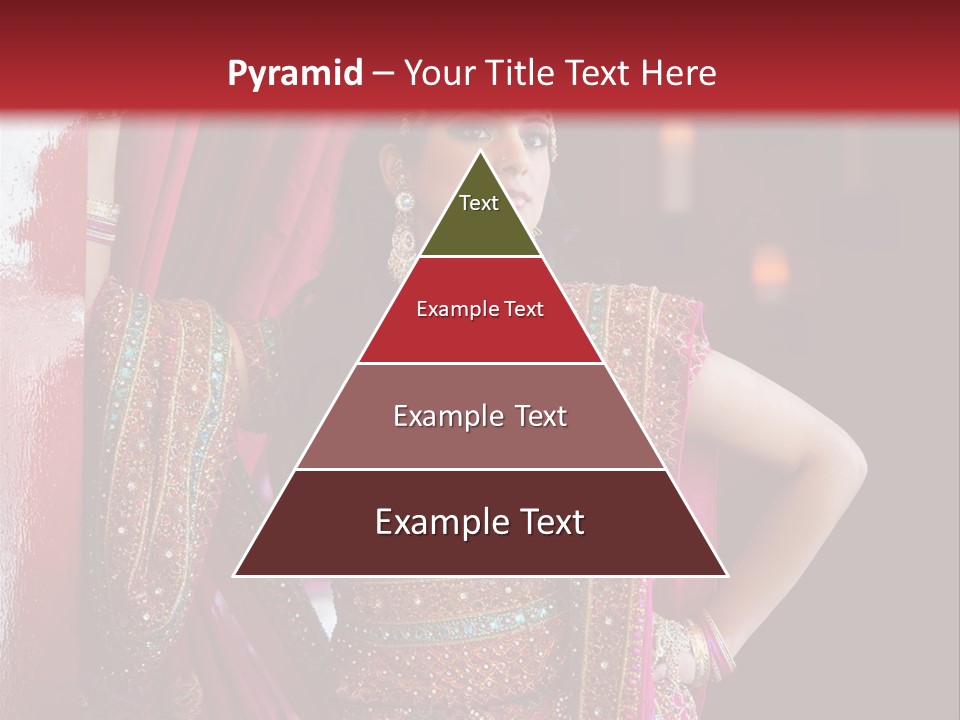 Saree Background Artsy PowerPoint Template