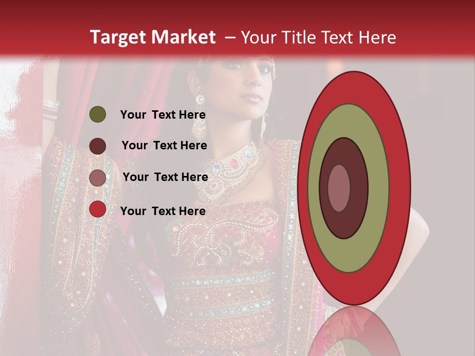 Saree Background Artsy PowerPoint Template