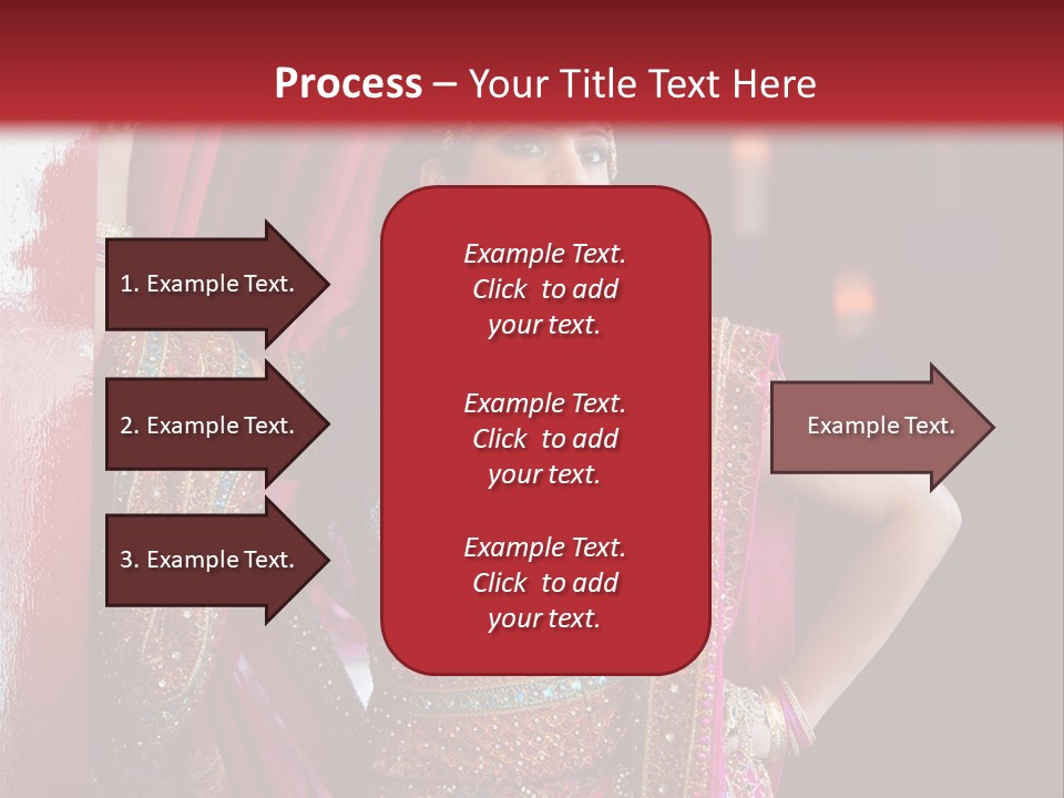 Saree Background Artsy PowerPoint Template