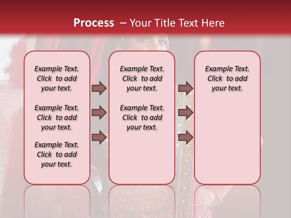 Saree Background Artsy PowerPoint Template