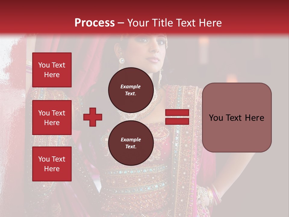 Saree Background Artsy PowerPoint Template