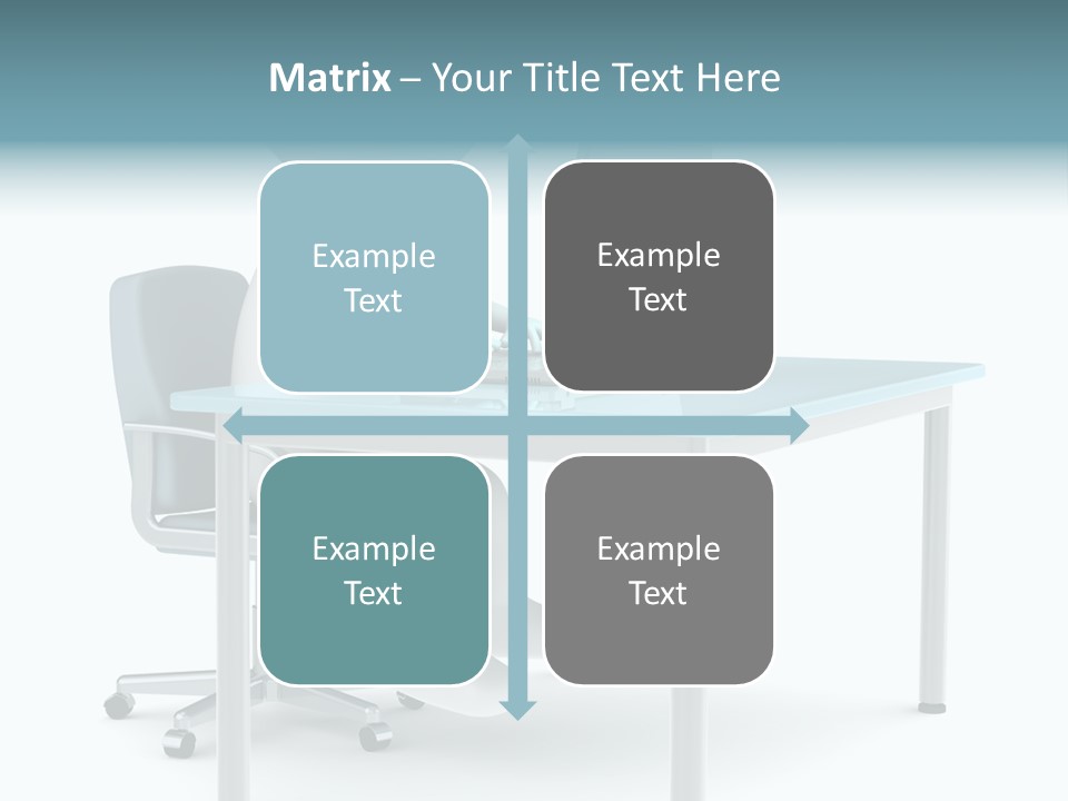 Notebook Laptop Metal PowerPoint Template