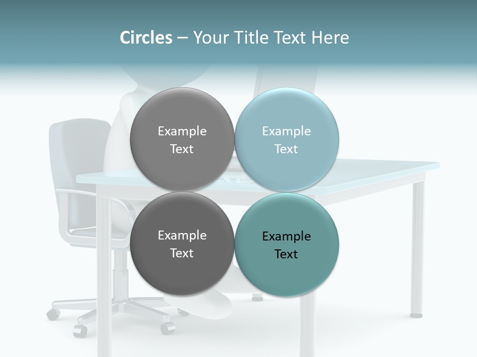 Notebook Laptop Metal PowerPoint Template