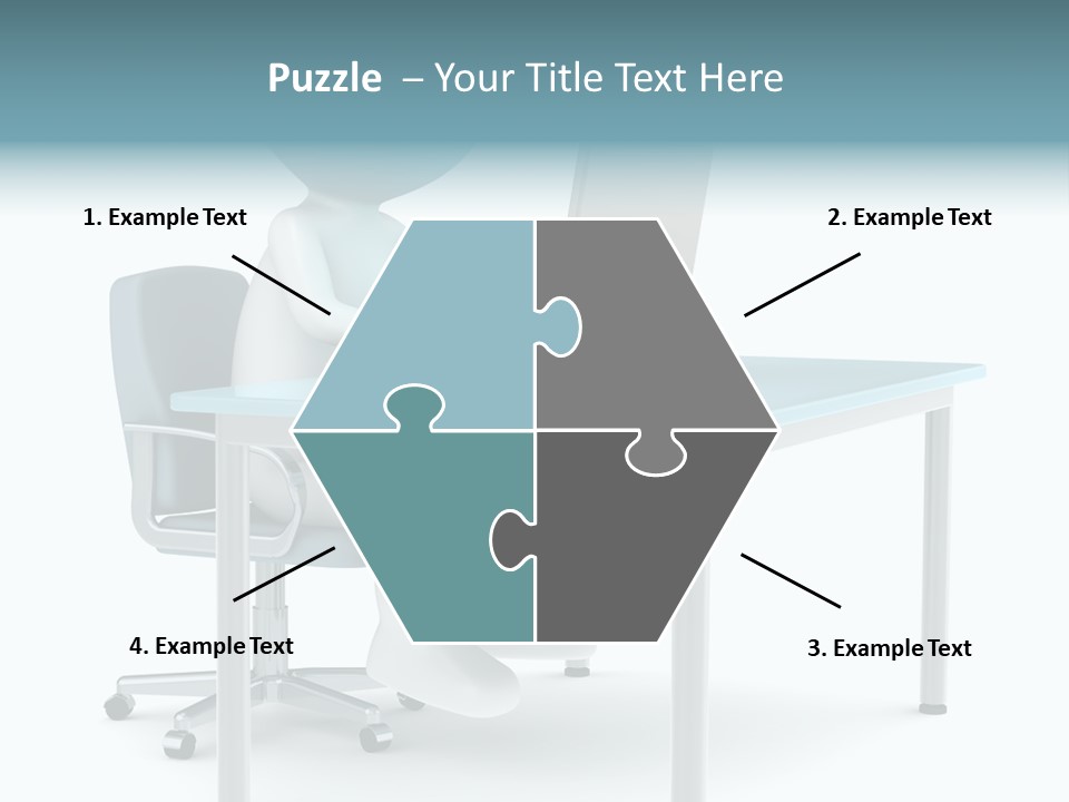 Notebook Laptop Metal PowerPoint Template