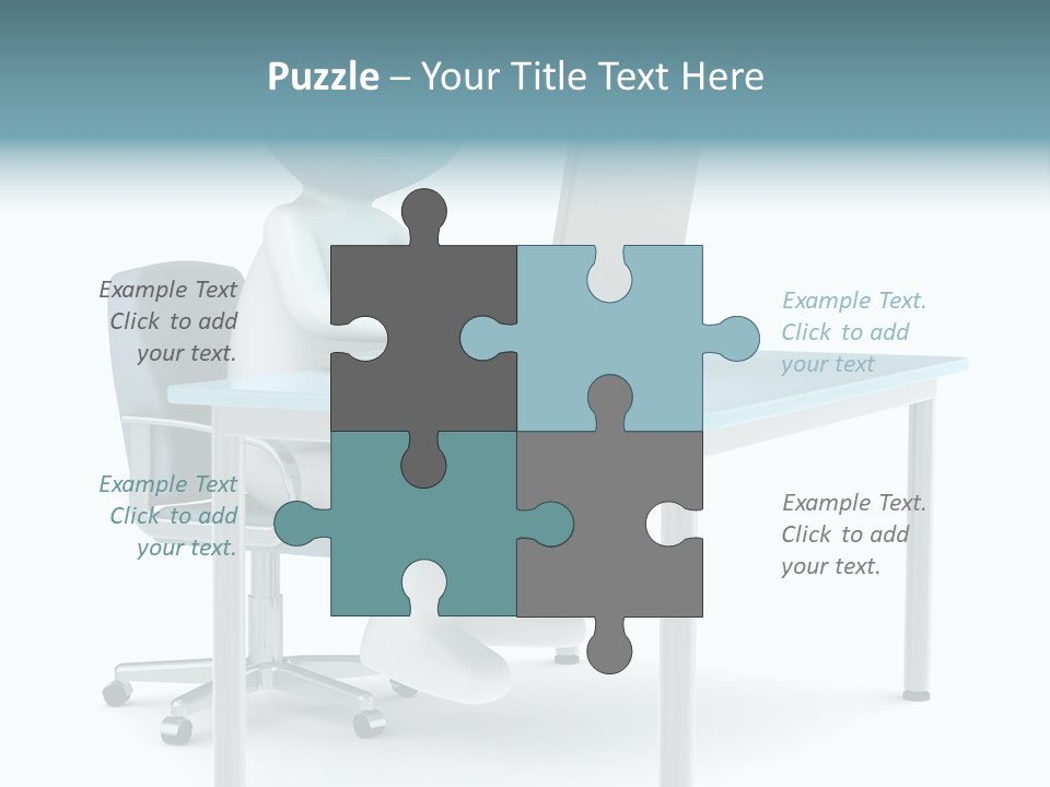 Notebook Laptop Metal PowerPoint Template