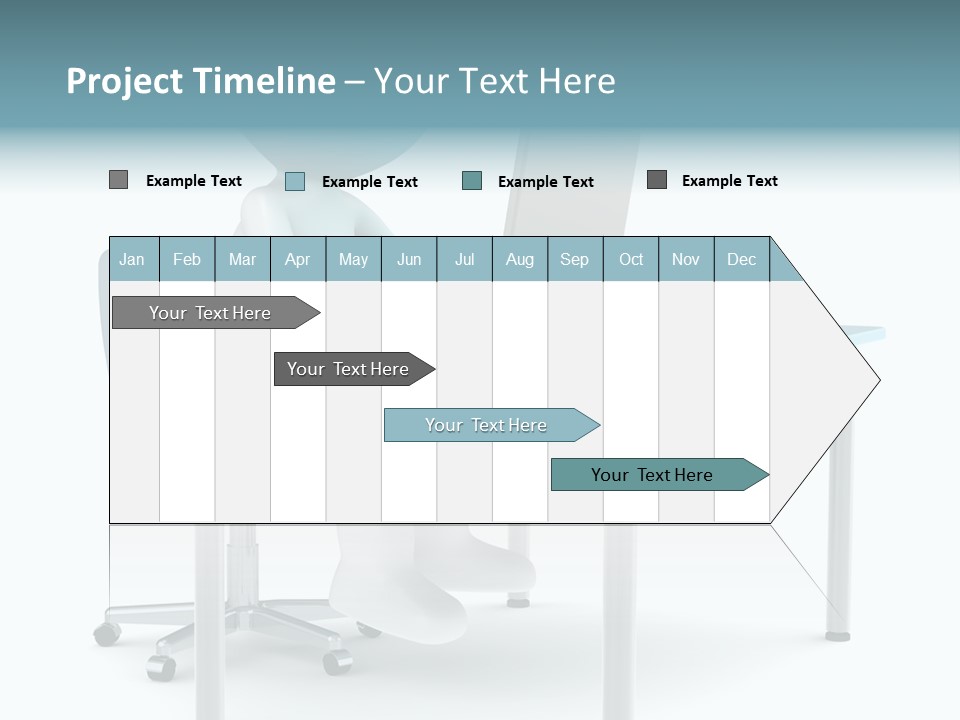 Notebook Laptop Metal PowerPoint Template