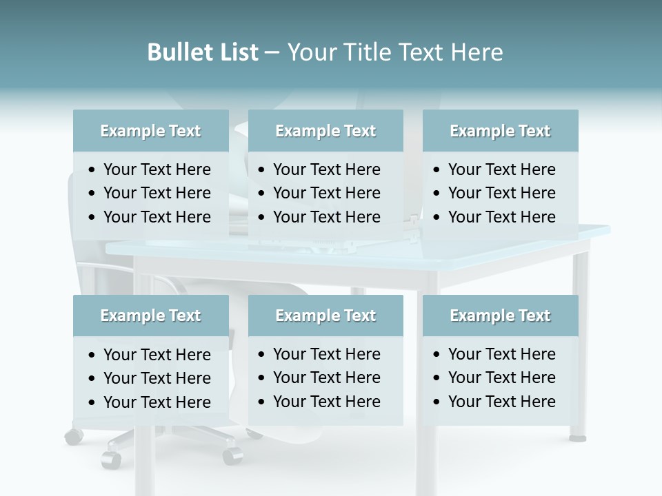 Notebook Laptop Metal PowerPoint Template