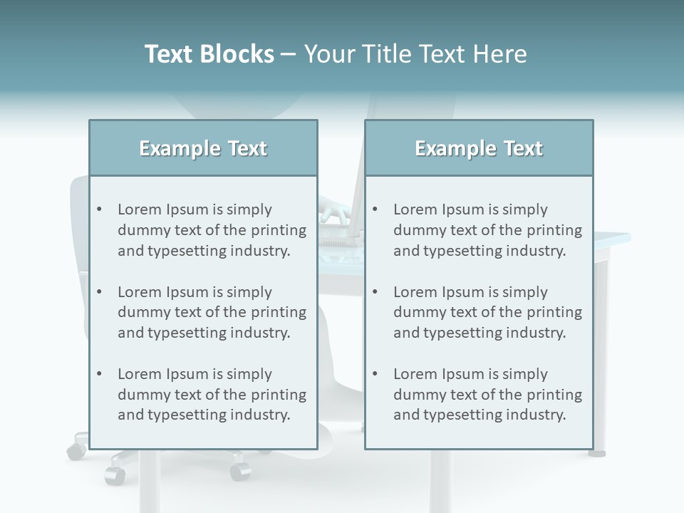 Notebook Laptop Metal PowerPoint Template
