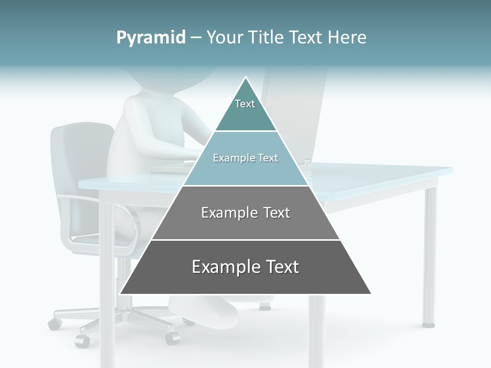 Notebook Laptop Metal PowerPoint Template