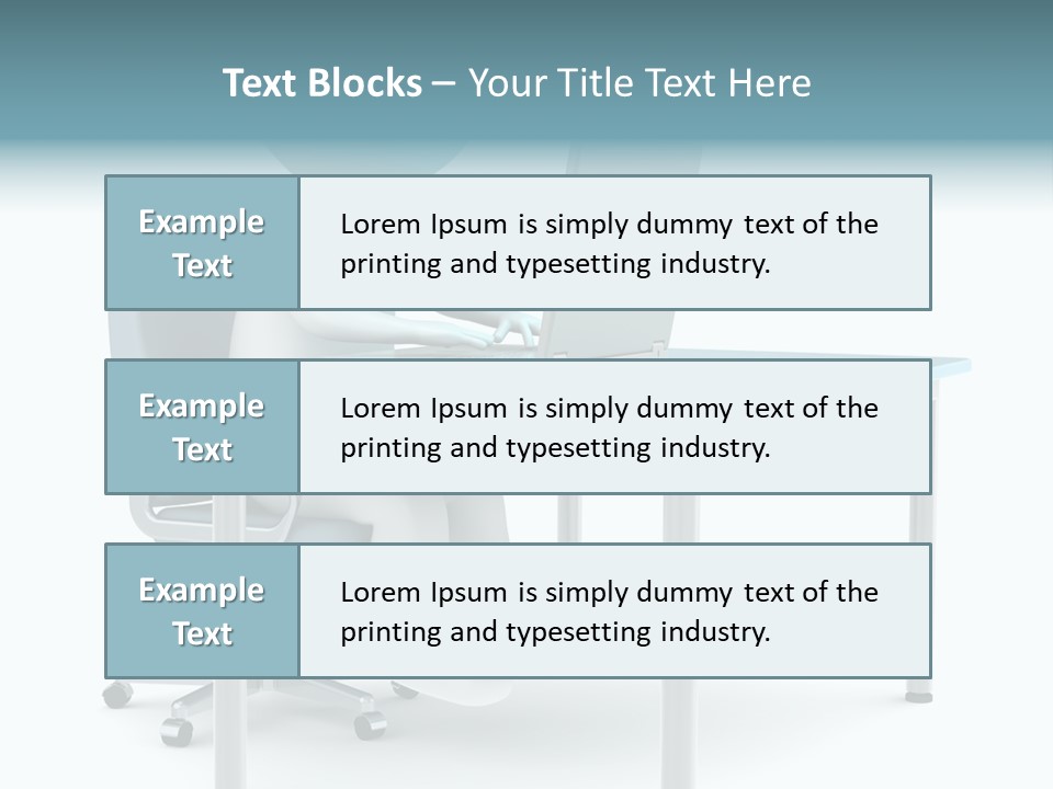 Notebook Laptop Metal PowerPoint Template