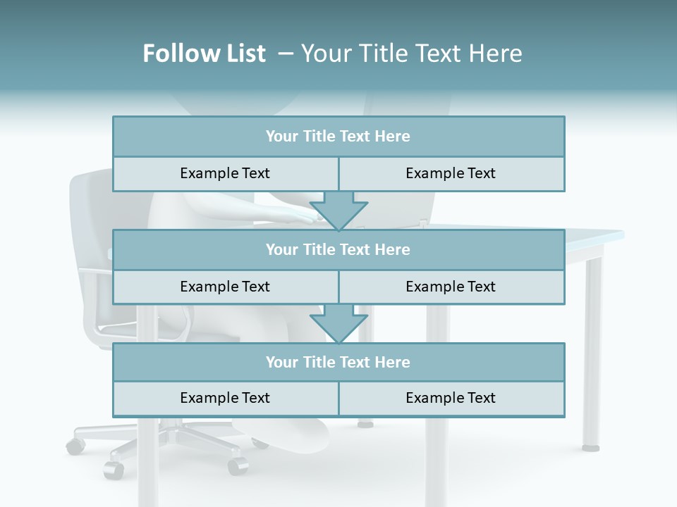 Notebook Laptop Metal PowerPoint Template