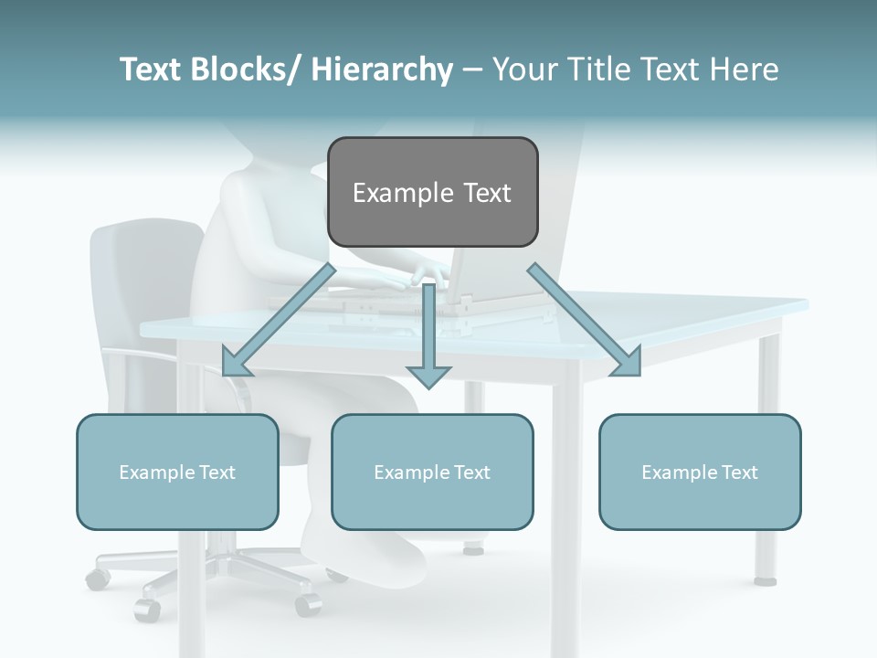 Notebook Laptop Metal PowerPoint Template