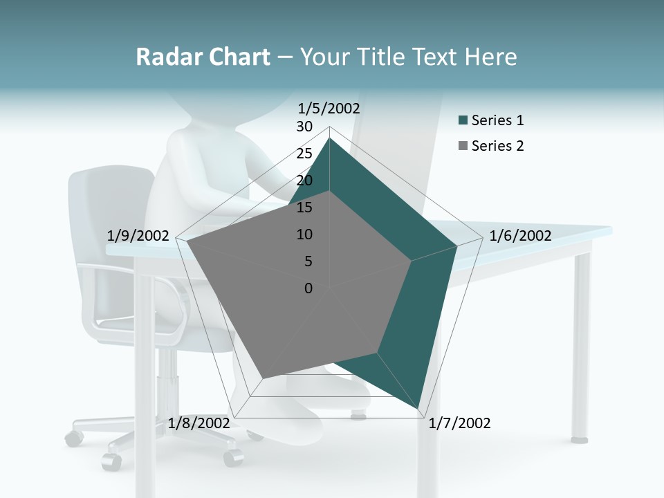 Notebook Laptop Metal PowerPoint Template