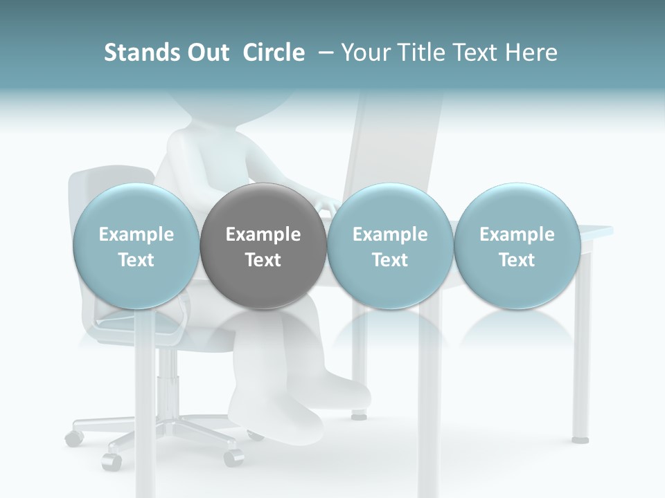 Notebook Laptop Metal PowerPoint Template