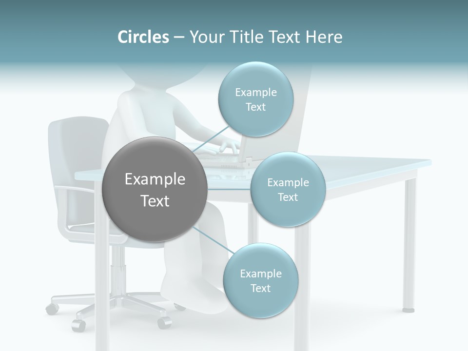 Notebook Laptop Metal PowerPoint Template