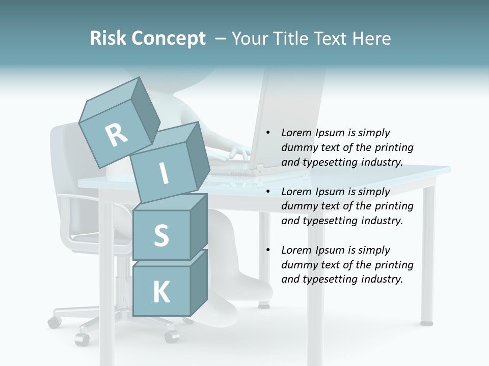 Notebook Laptop Metal PowerPoint Template