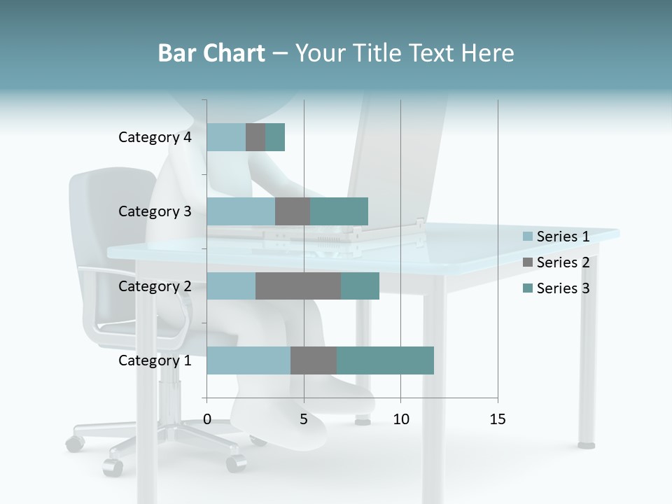 Notebook Laptop Metal PowerPoint Template
