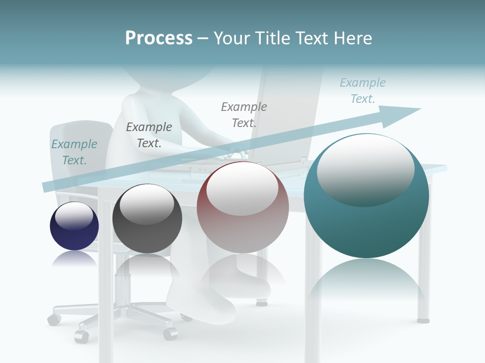 Notebook Laptop Metal PowerPoint Template