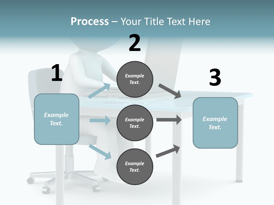 Notebook Laptop Metal PowerPoint Template