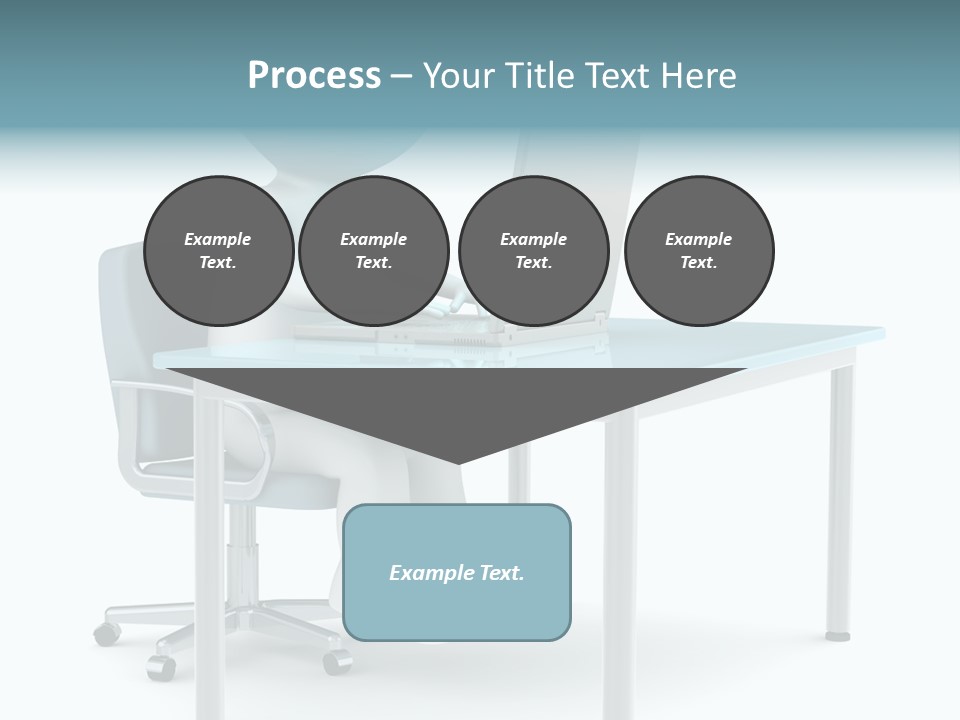 Notebook Laptop Metal PowerPoint Template