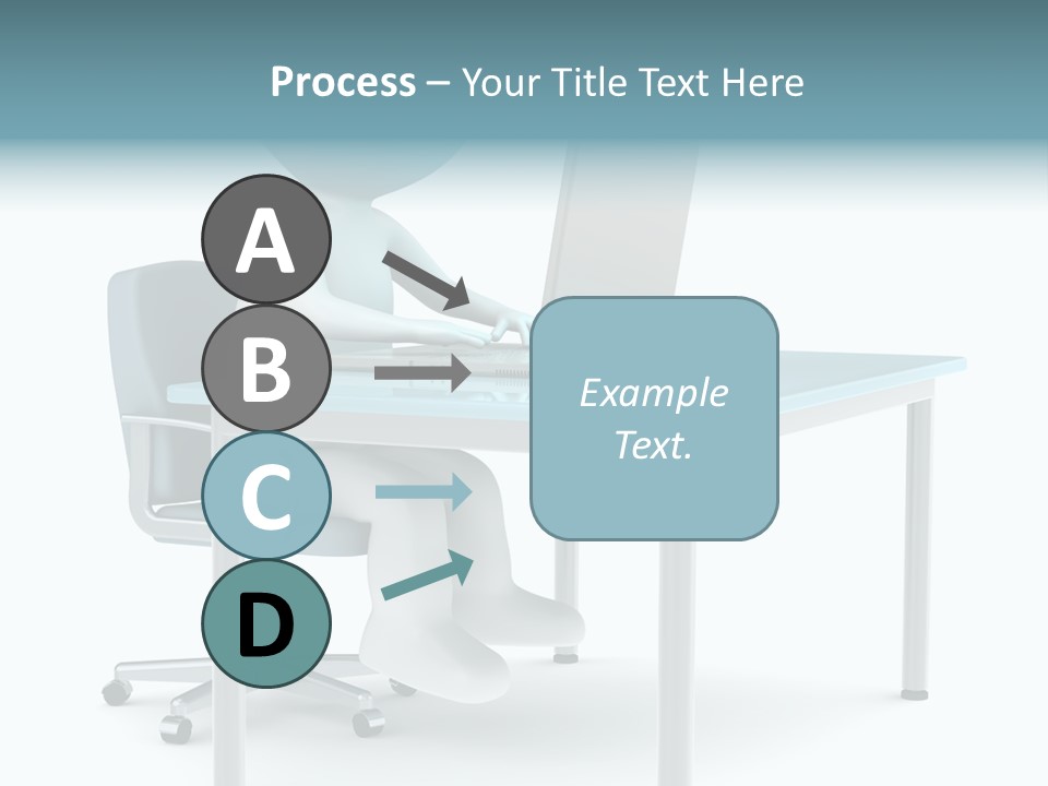 Notebook Laptop Metal PowerPoint Template