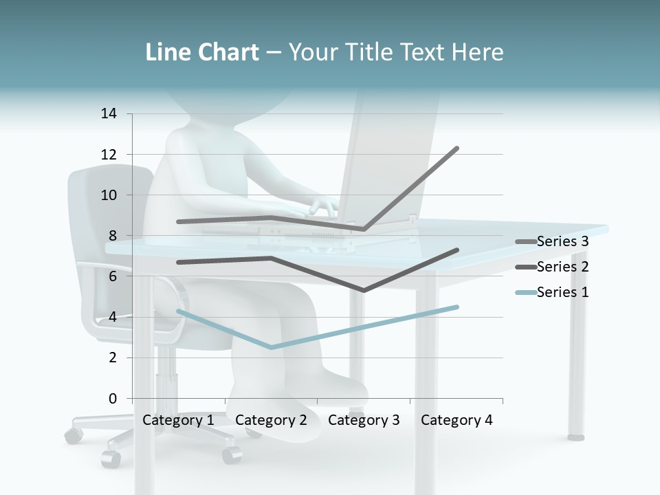 Notebook Laptop Metal PowerPoint Template