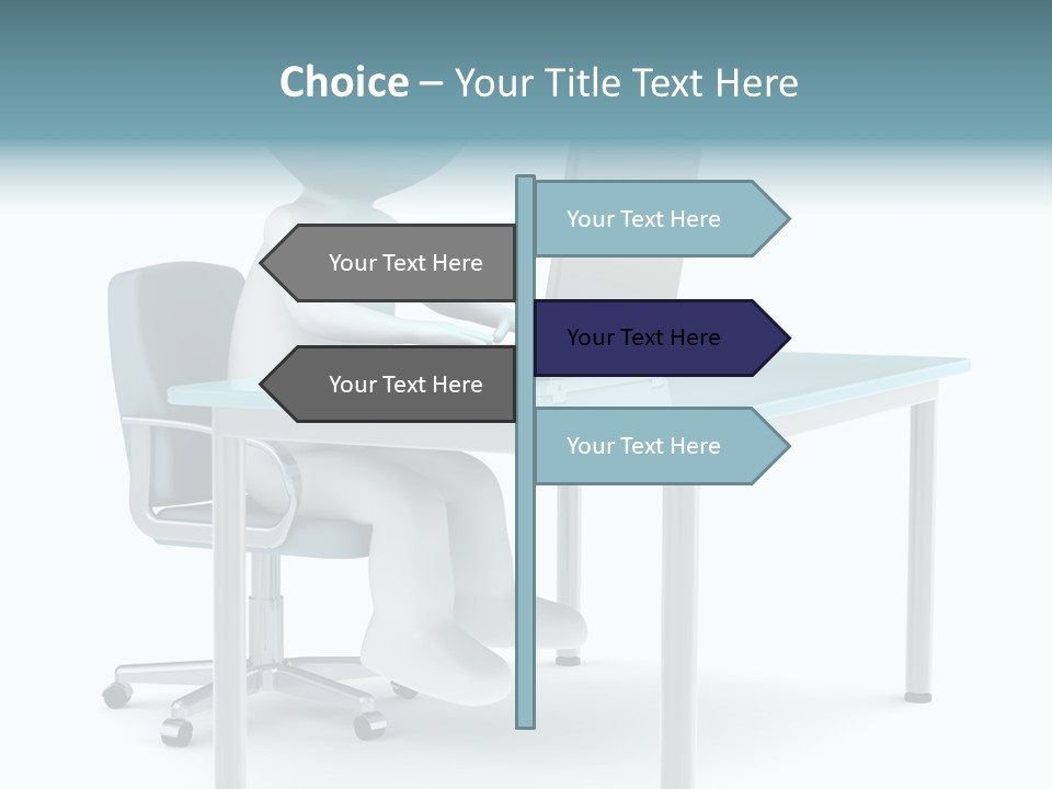 Notebook Laptop Metal PowerPoint Template