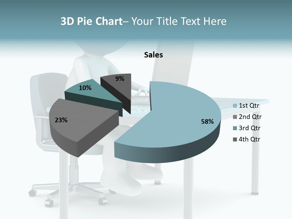 Notebook Laptop Metal PowerPoint Template