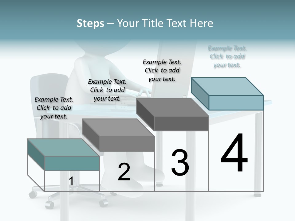 Notebook Laptop Metal PowerPoint Template