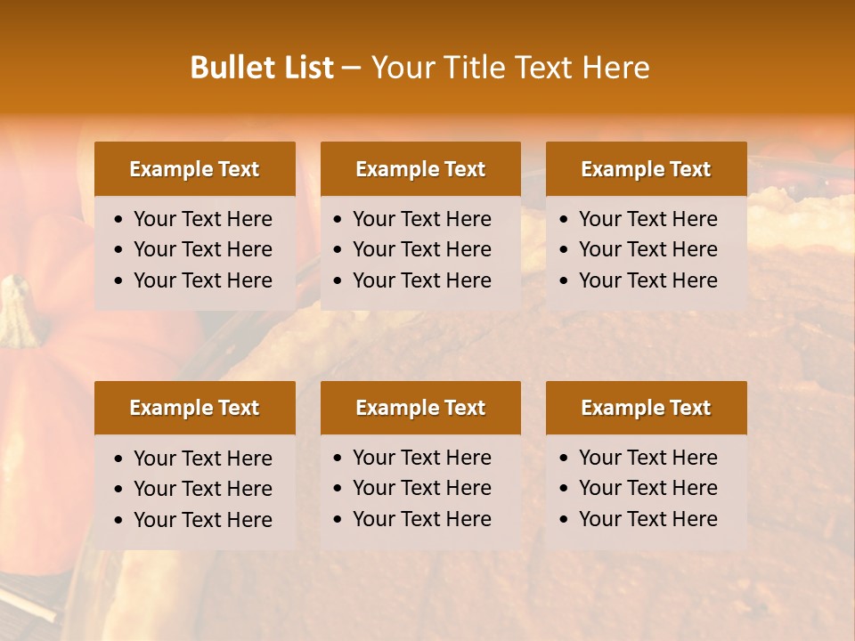 Dessert Plate Tasty PowerPoint Template