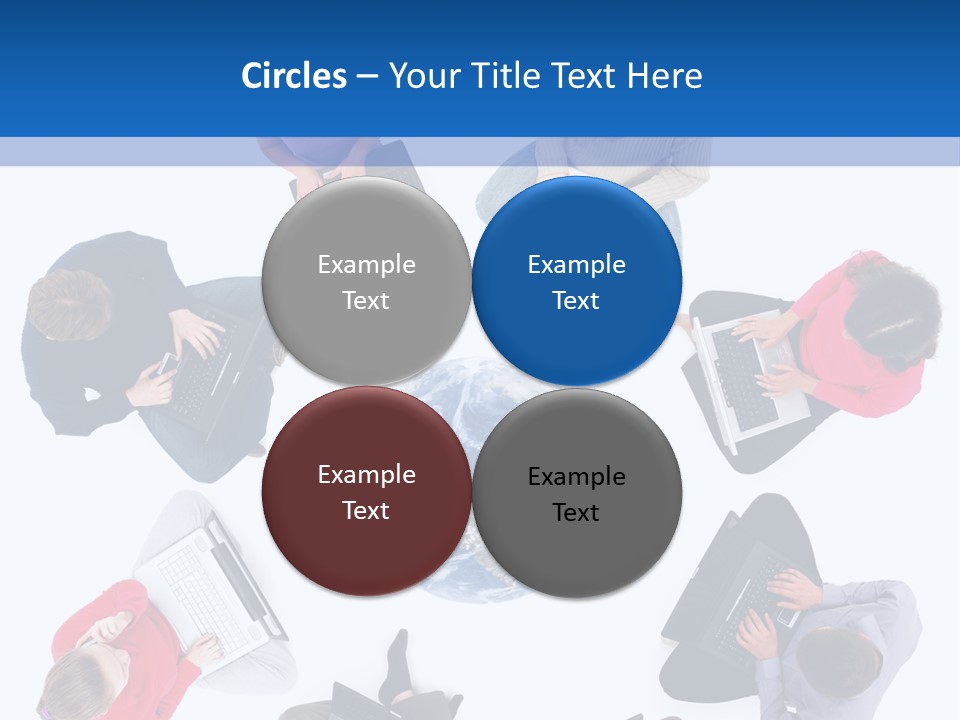 Technology Planet Notebook PowerPoint Template