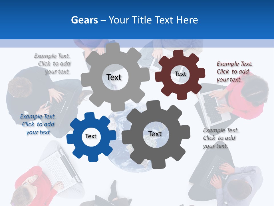 Technology Planet Notebook PowerPoint Template