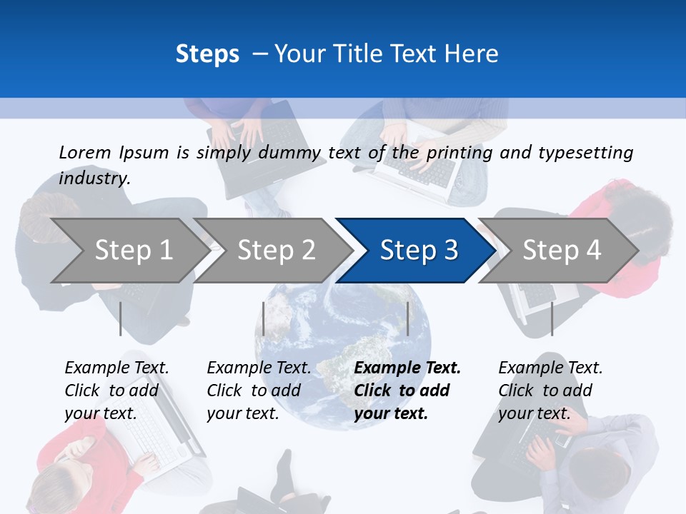 Technology Planet Notebook PowerPoint Template