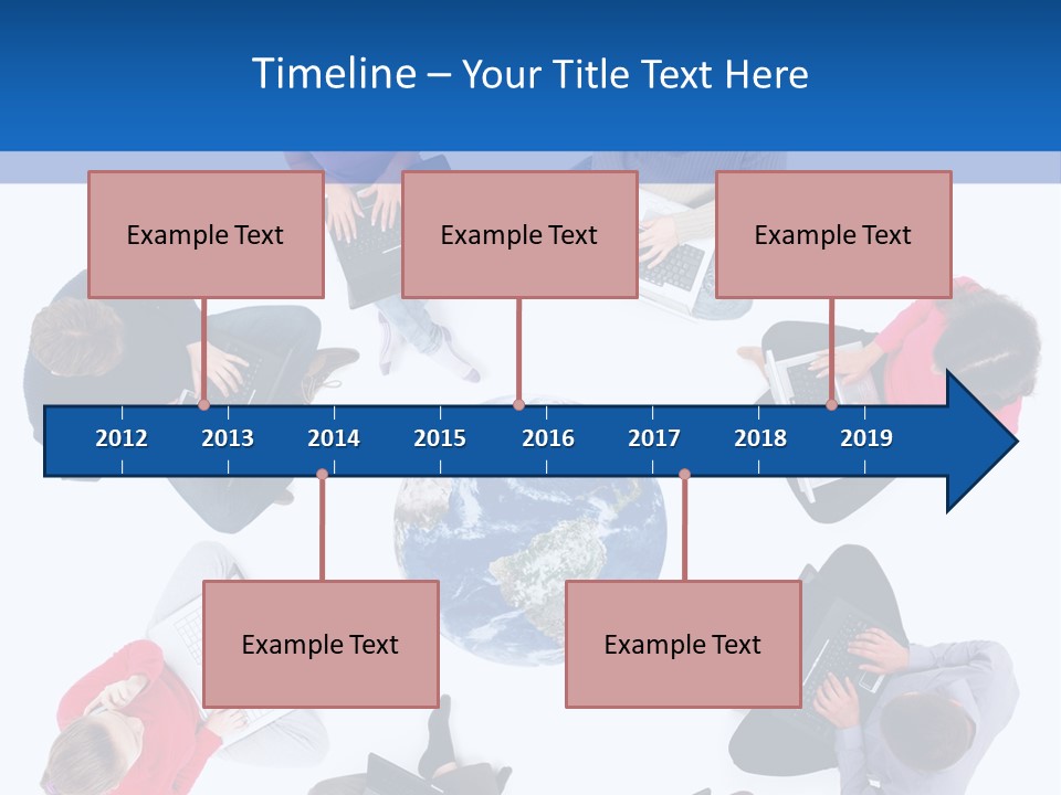 Technology Planet Notebook PowerPoint Template