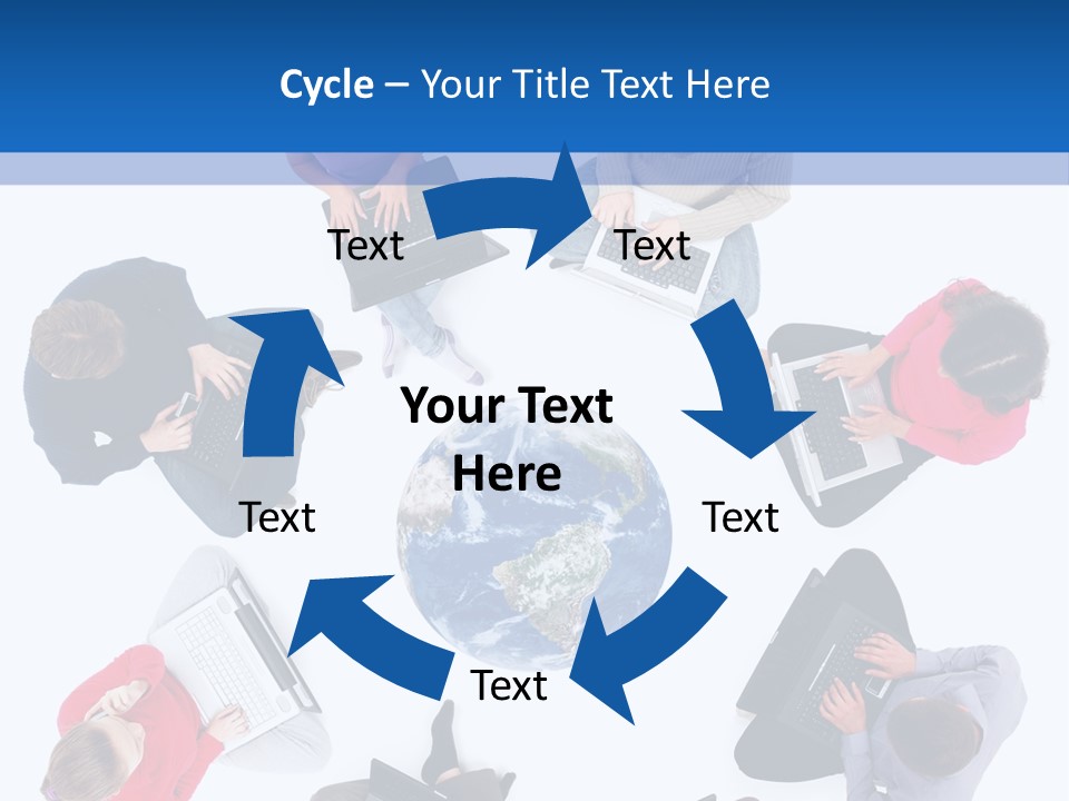 Technology Planet Notebook PowerPoint Template