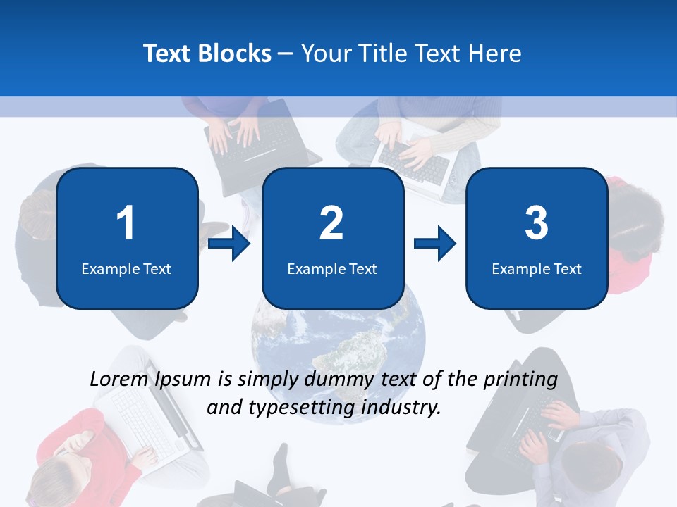 Technology Planet Notebook PowerPoint Template