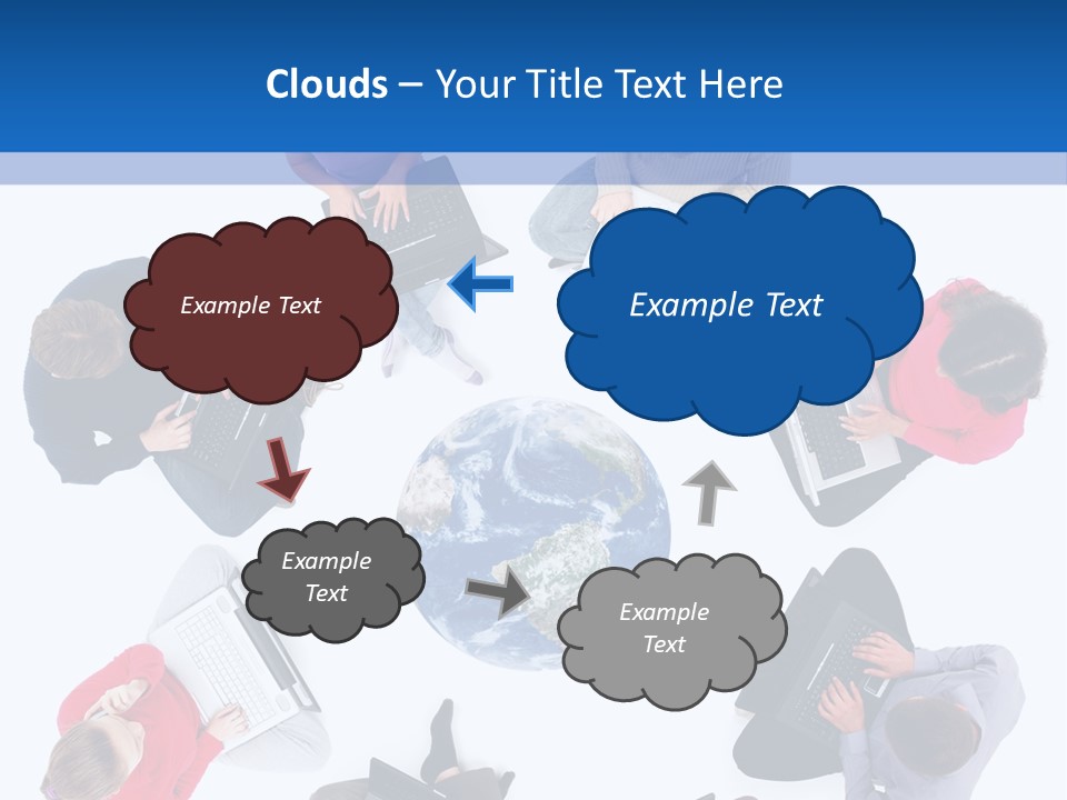 Technology Planet Notebook PowerPoint Template