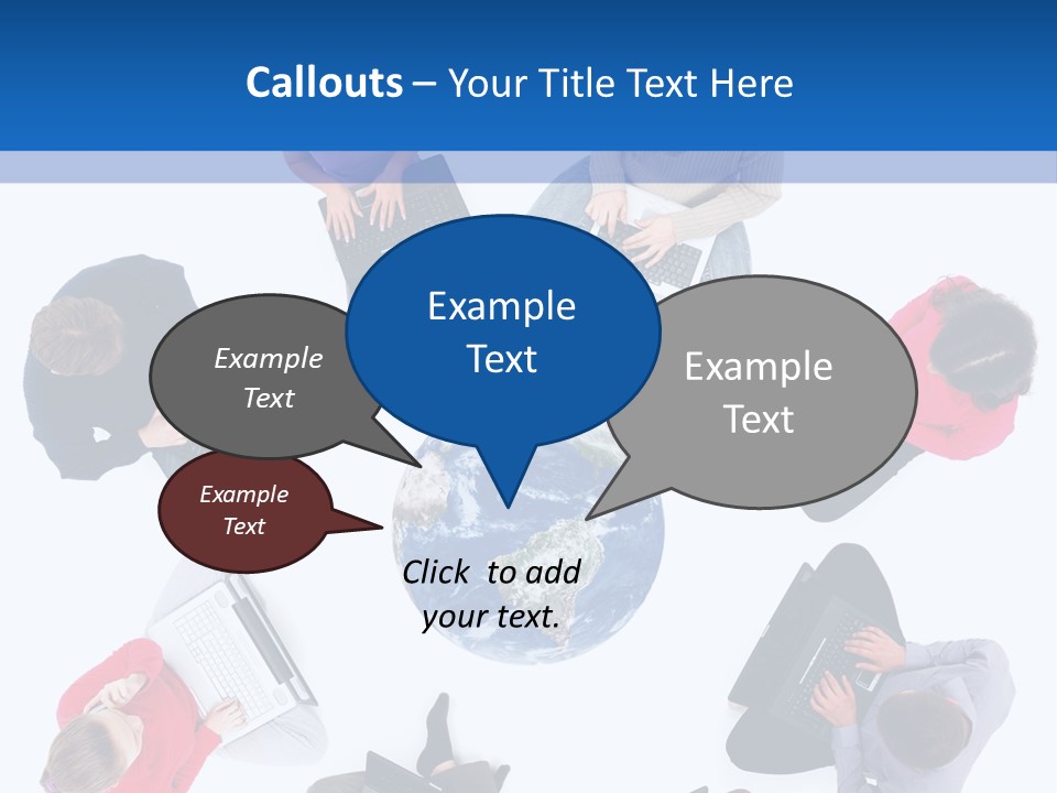 Technology Planet Notebook PowerPoint Template